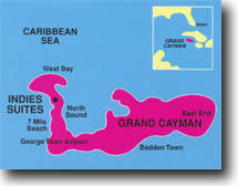 Grand Cayman map